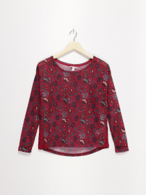 Лонгслив SPRINGFIELD модель 6762247_т.червоний комб. Фото