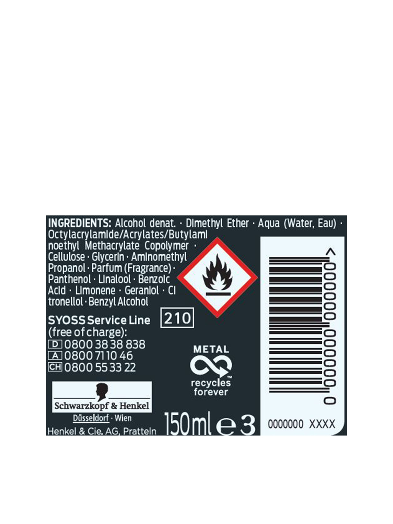 Спрей матирующий для волос SYOSS модель 9000101258660 Фото