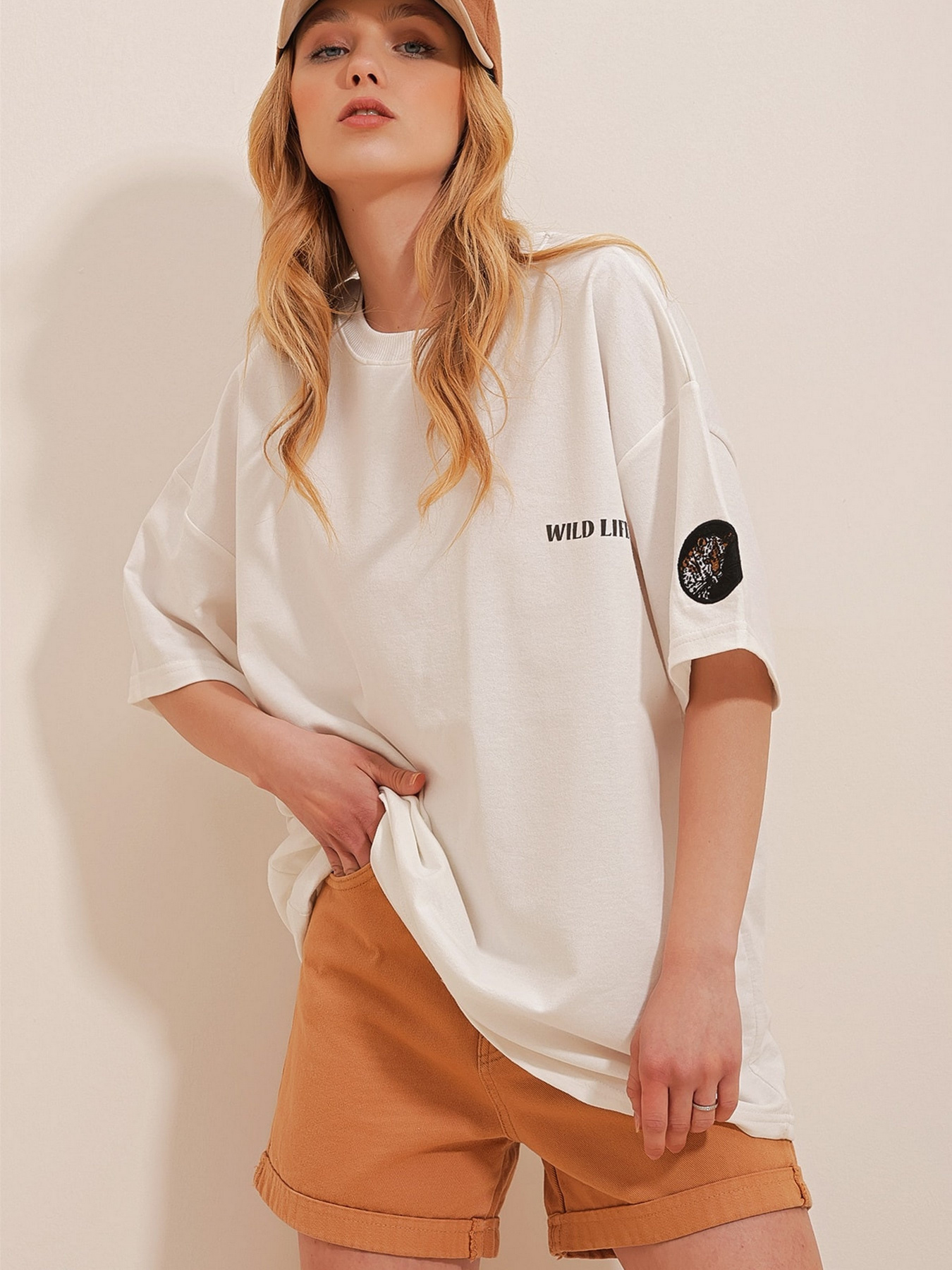 Футболка Trend Alacati Stili модель ALC-X10060BEYAZ Фото