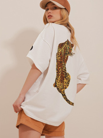 Футболка Trend Alacati Stili модель ALC-X10060BEYAZ Фото