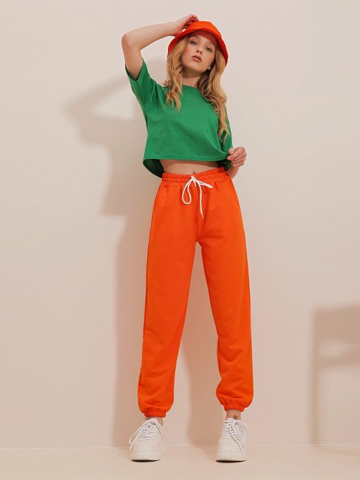 Джоггеры Trend Alacati Stili модель ALC-X5902TURUNCU Фото