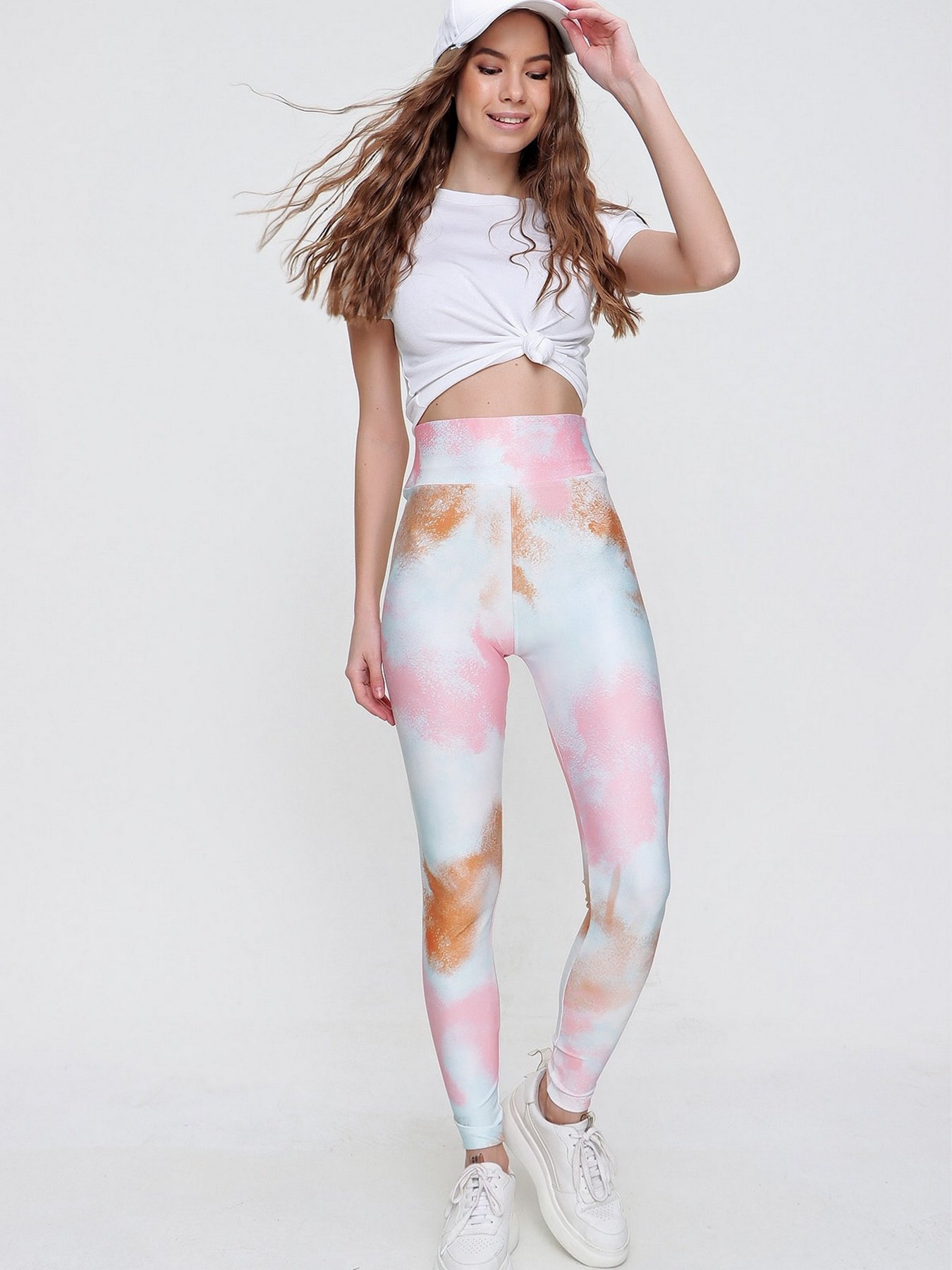 Легінси Trend Alacati Stili модель ALC-X6170PEMBE Фото