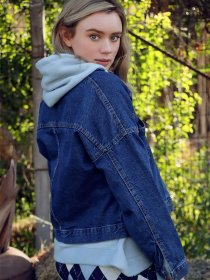 Джинсова куртка Trend Alacati Stili Модель ALC-X7192MAVİ Фото