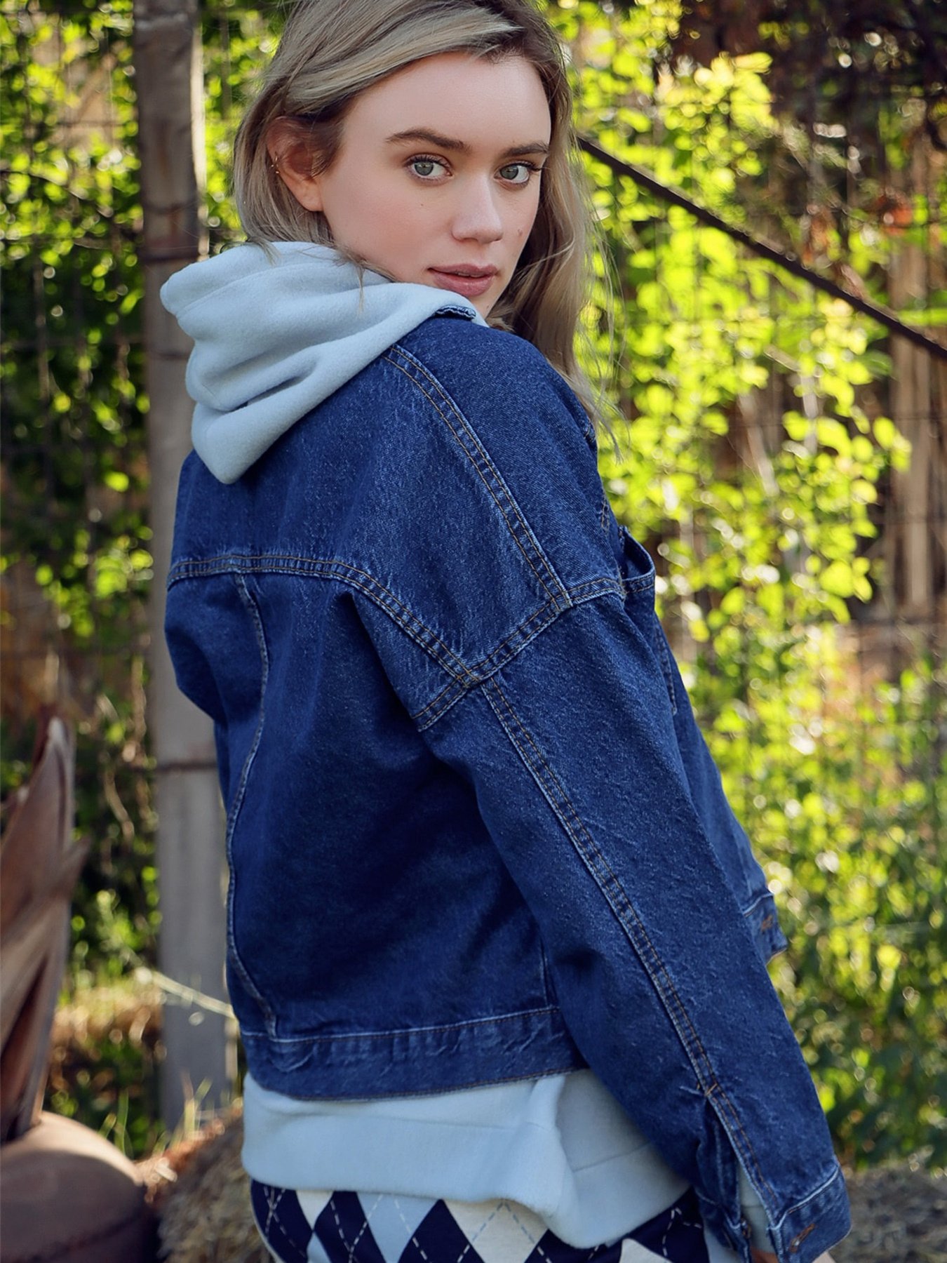 Джинсова куртка Trend Alacati Stili модель ALC-X7192MAVİ Фото