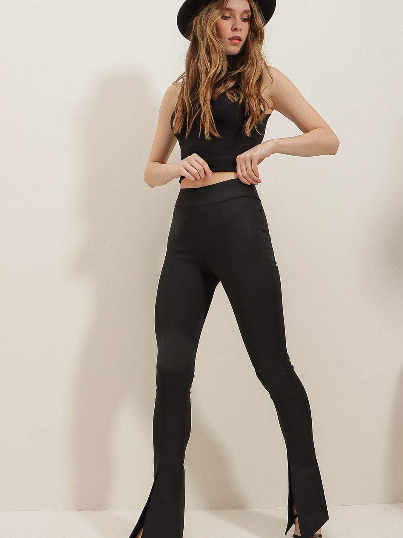 Брюки повседневные Trend Alacati Stili модель ALC-X7799SİYAH Фото