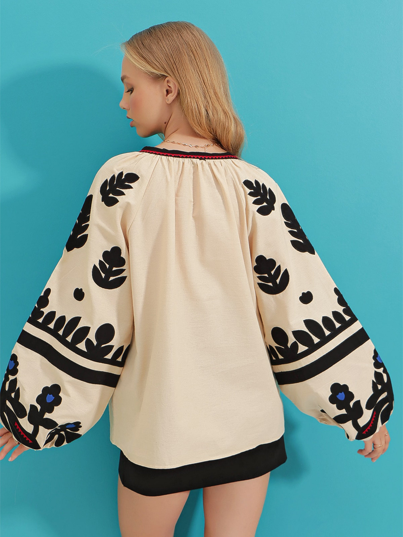 Блуза Trend Alacati Stili модель ALC-X9279BEJ Фото