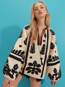 Блуза Trend Alacati Stili модель ALC-X9279BEJ Фото