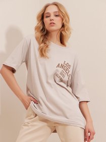 Футболка Trend Alacati Stili модель ALC-X9560BEJ Фото