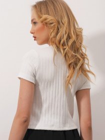 Топ Trend Alacati Stili модель ALC-X9572-1BEYAZ Фото