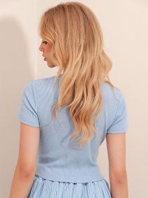 Топ Trend Alacati Stili модель ALC-X9572MAVİ Топ Trend Alacati Stili модель ALC-X9572MAVİ Фото