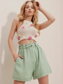 Шорты Trend Alacati Stili модель ALC-X9626CAGLA YESİLİ Фото