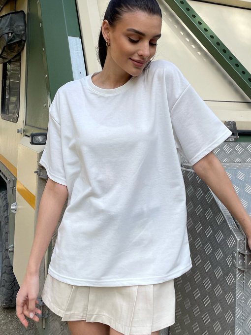 Футболка Trend Alacati Stili Модель ALC-X9990BEYAZ Фото