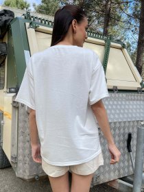 Футболка Trend Alacati Stili модель ALC-X9990BEYAZ Фото