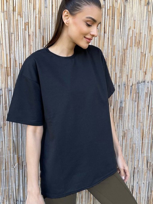 Футболка Trend Alacati Stili Модель ALC-X9990SİYAH Фото