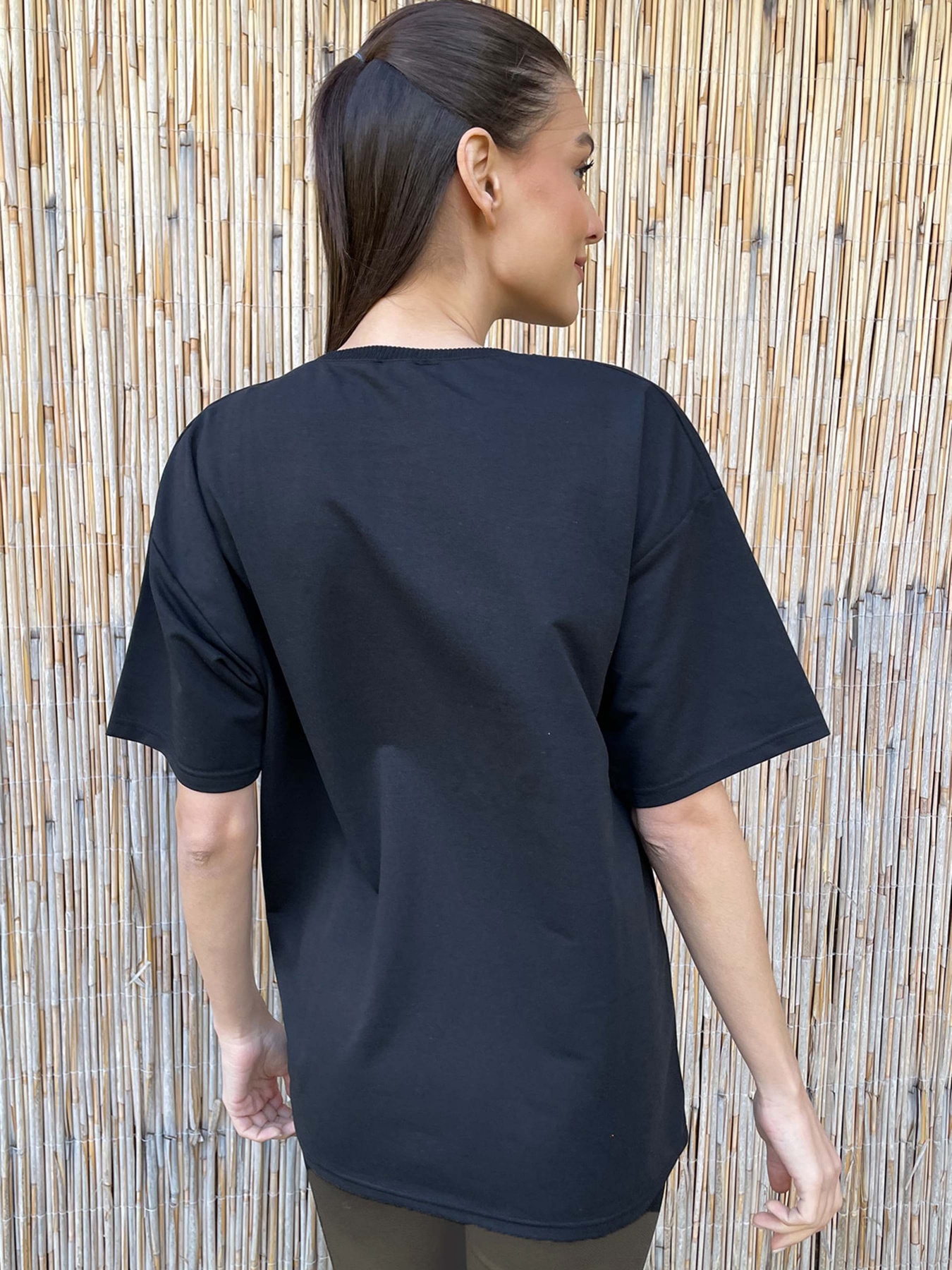 Футболка Trend Alacati Stili модель ALC-X9990SİYAH Футболка Trend Alacati Stili модель ALC-X9990SİYAH Фото