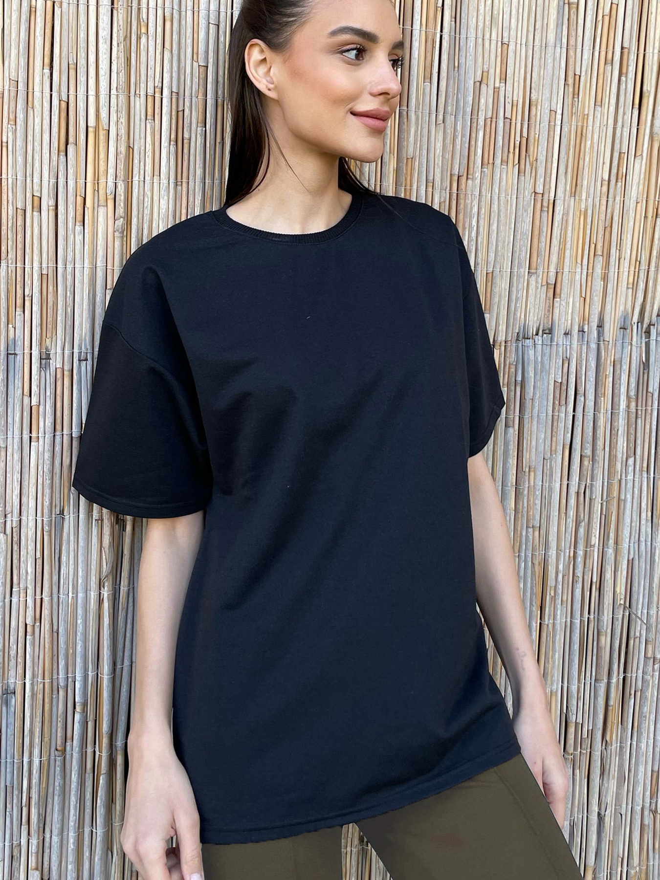 Футболка Trend Alacati Stili модель ALC-X9990SİYAH Футболка Trend Alacati Stili модель ALC-X9990SİYAH Фото