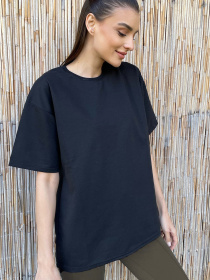 Футболка Trend Alacati Stili модель ALC-X9990SİYAH Футболка Trend Alacati Stili модель ALC-X9990SİYAH Фото