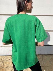 Футболка Trend Alacati Stili модель ALC-X9990YESİL Фото