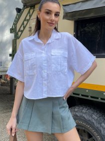 Блуза Trend Alacati Stili модель ALC-X9991BEYAZ Фото