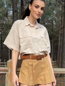 Блуза Trend Alacati Stili модель ALC-X9991KUM BEJİ Фото