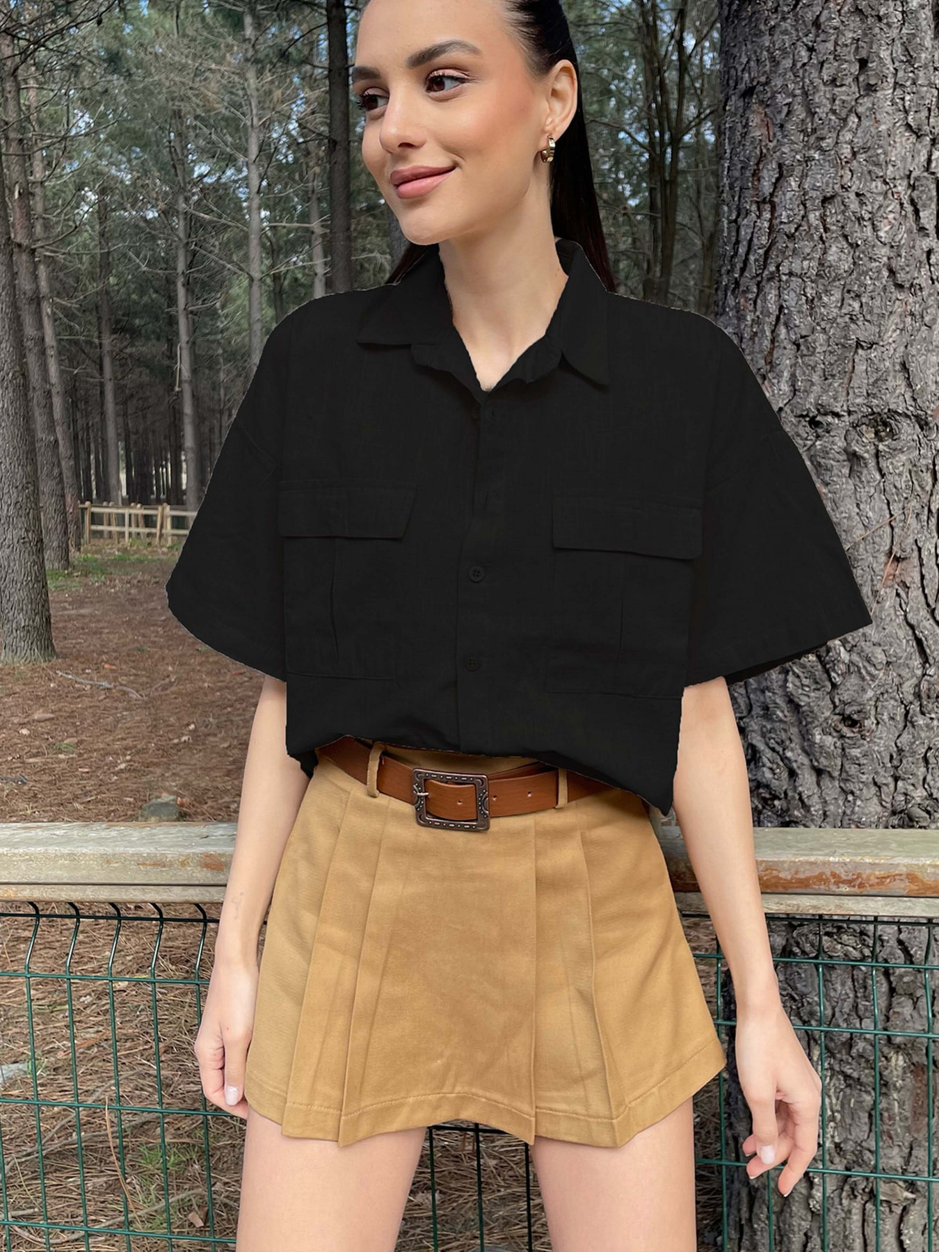 Блуза Trend Alacati Stili модель ALC-X9991SİYAH Фото