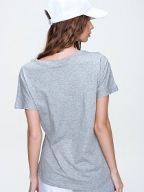 Футболка Trend Alacati Stili модель ALC-1045-A/GRIMELANJ Фото