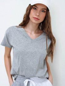 Футболка Trend Alacati Stili модель ALC-1045-A/GRIMELANJ Фото