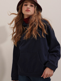 Худі Trend Alacati Stili Модель ALC-531-045/LACIVERT Фото