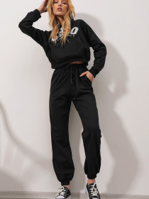 Спортивный костюм Trend Alacati Stili модель ALC-531-507-002/SIYAH Фото