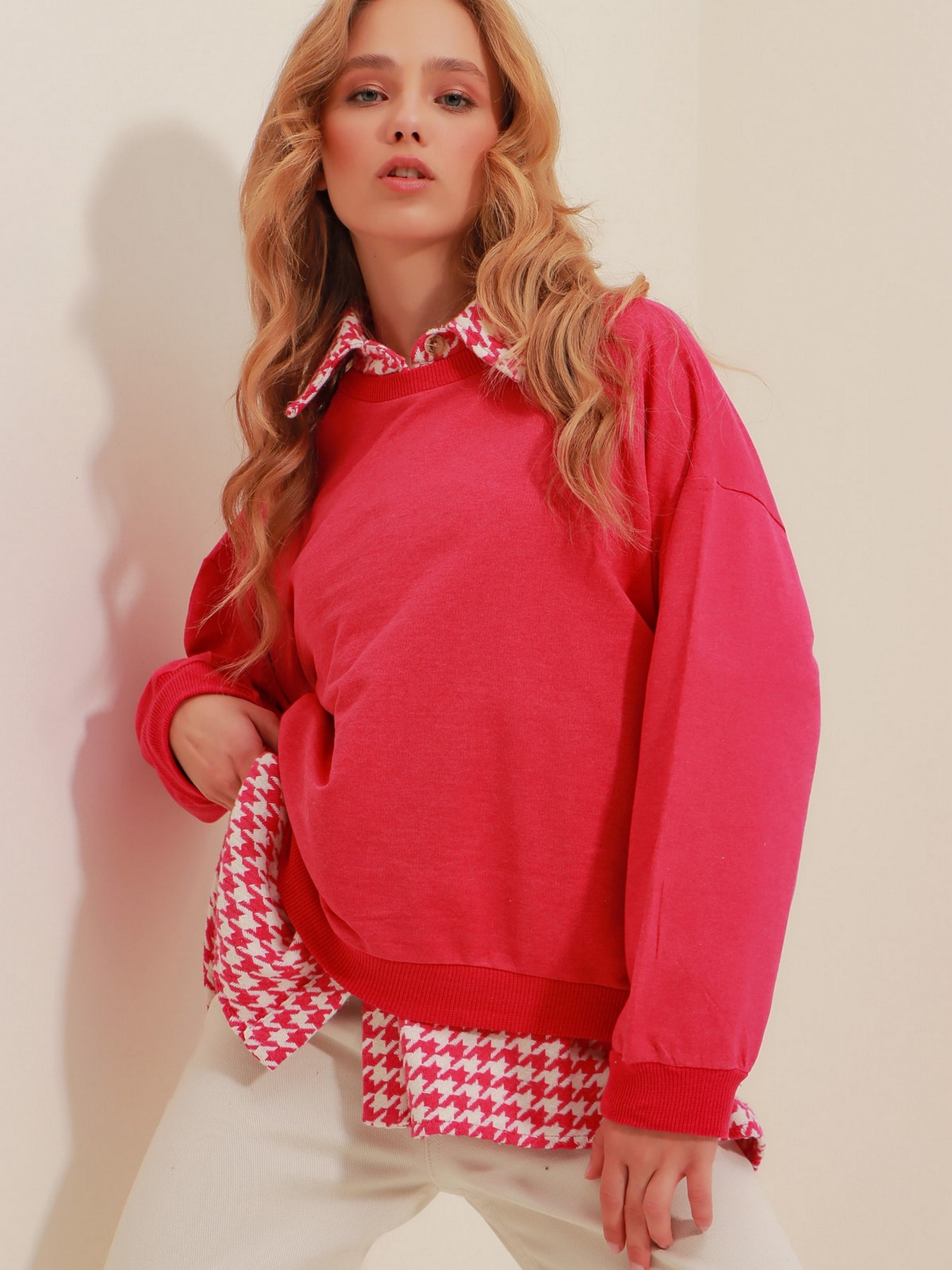 Світшот Trend Alacati Stili Модель ALC-669-001/FUSYA Фото