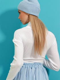 Водолазка Trend Alacati Stili модель ALC-695-001/Beyaz Фото