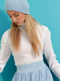 Водолазка Trend Alacati Stili модель ALC-695-001/Beyaz Фото