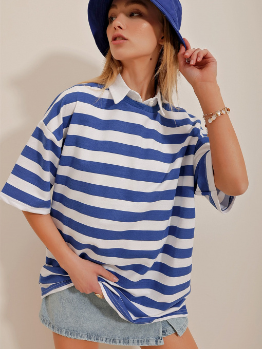 Футболка Trend Alacati Stili Модель ALC-X10389/Saks Фото