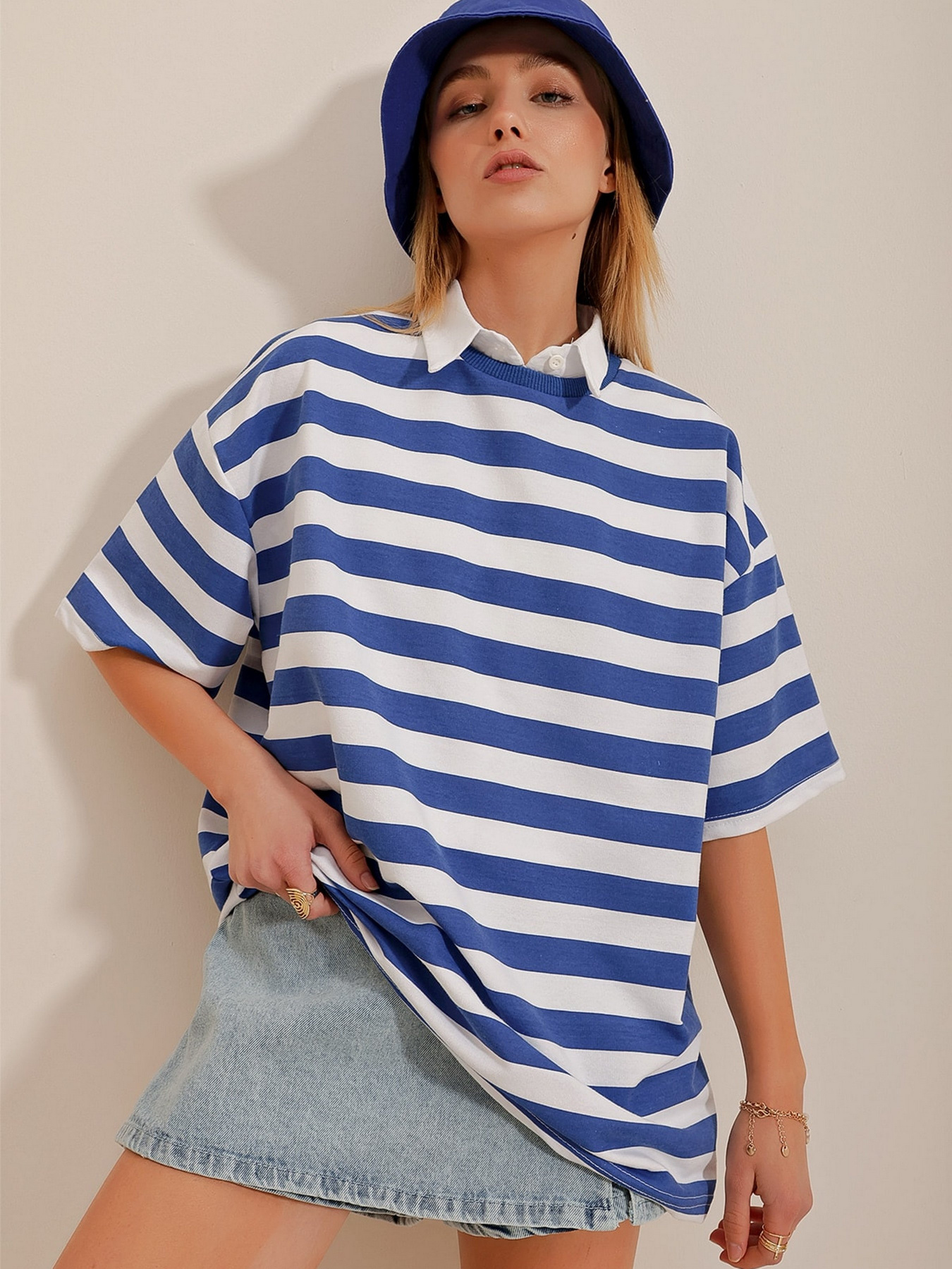 Футболка Trend Alacati Stili модель ALC-X10389/Saks Фото