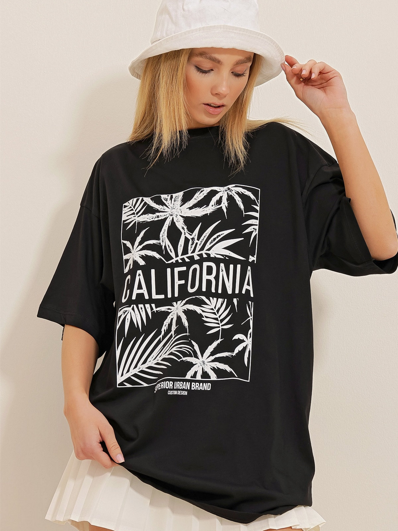 Футболка Trend Alacati Stili модель ALC-X10436/Siyah Фото