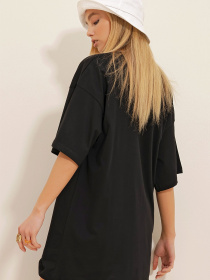 Футболка Trend Alacati Stili модель ALC-X10436/Siyah Фото