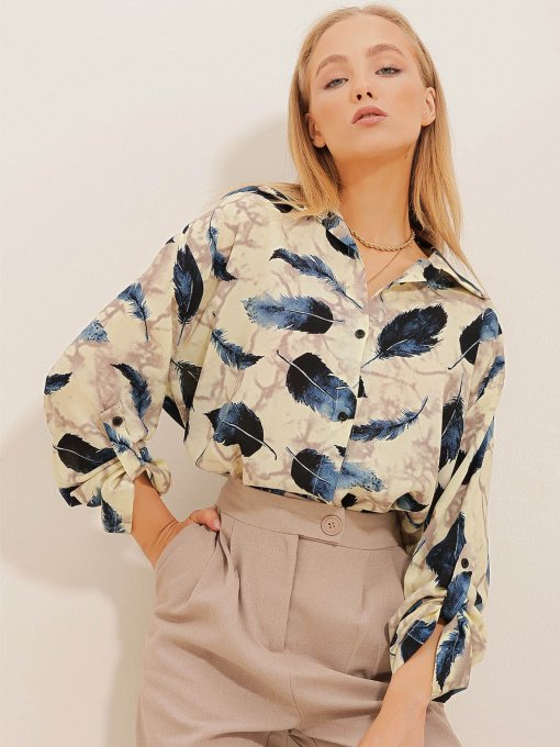 Блуза Trend Alacati Stili модель ALC-X10530/Lacivert Фото