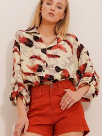 Блуза Trend Alacati Stili модель ALC-X10530/Turuncu Фото