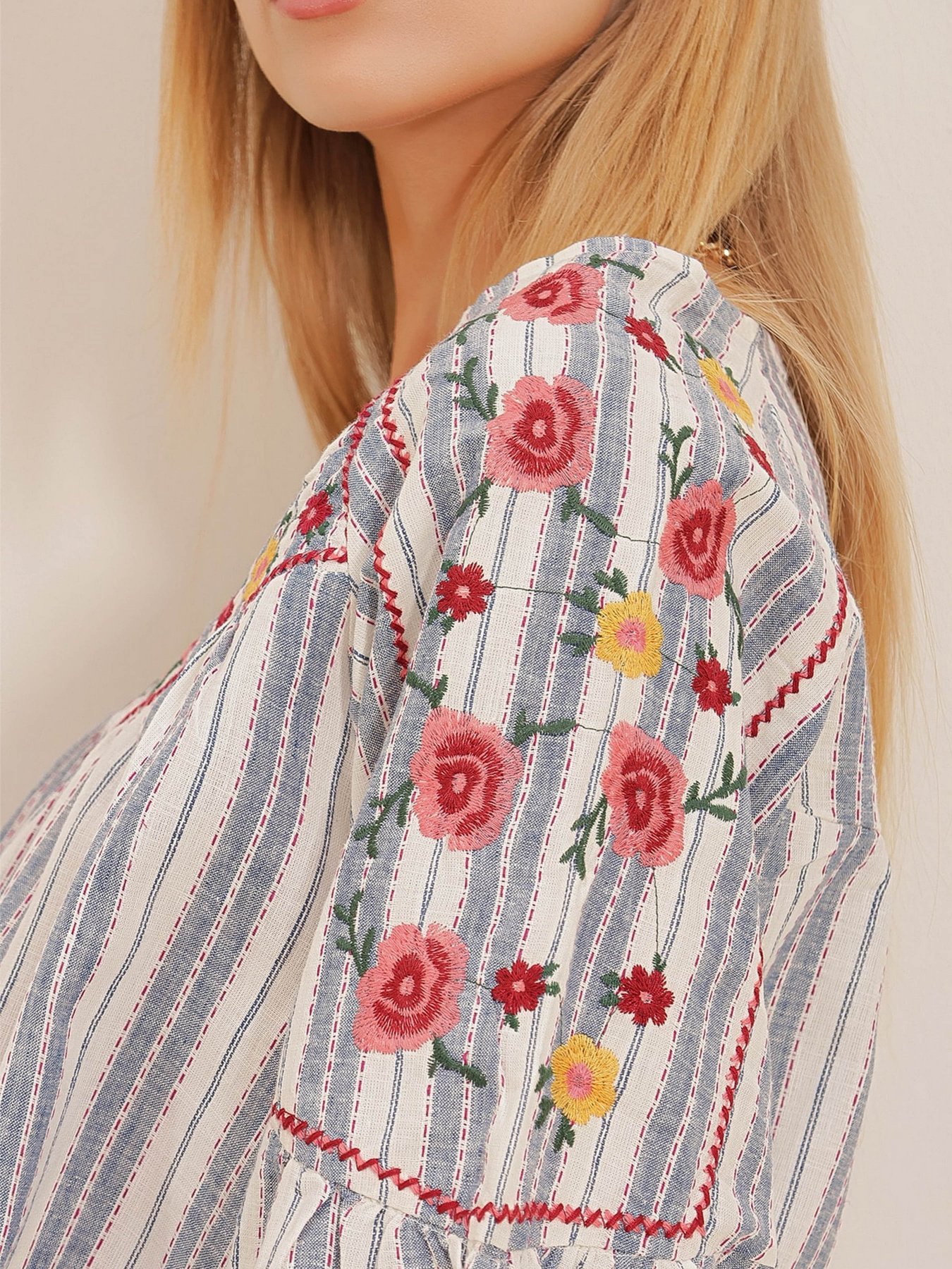 Блуза Trend Alacati Stili модель ALC-X10538/Lacivert Фото