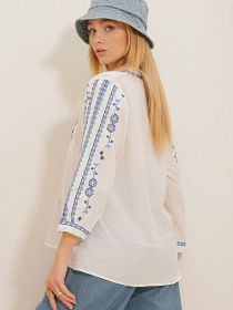 Блуза Trend Alacati Stili модель ALC-X10547/Beyaz Фото