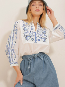 Блуза Trend Alacati Stili модель ALC-X10547/Beyaz Фото