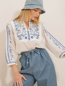 Блуза Trend Alacati Stili модель ALC-X10547/Beyaz Фото