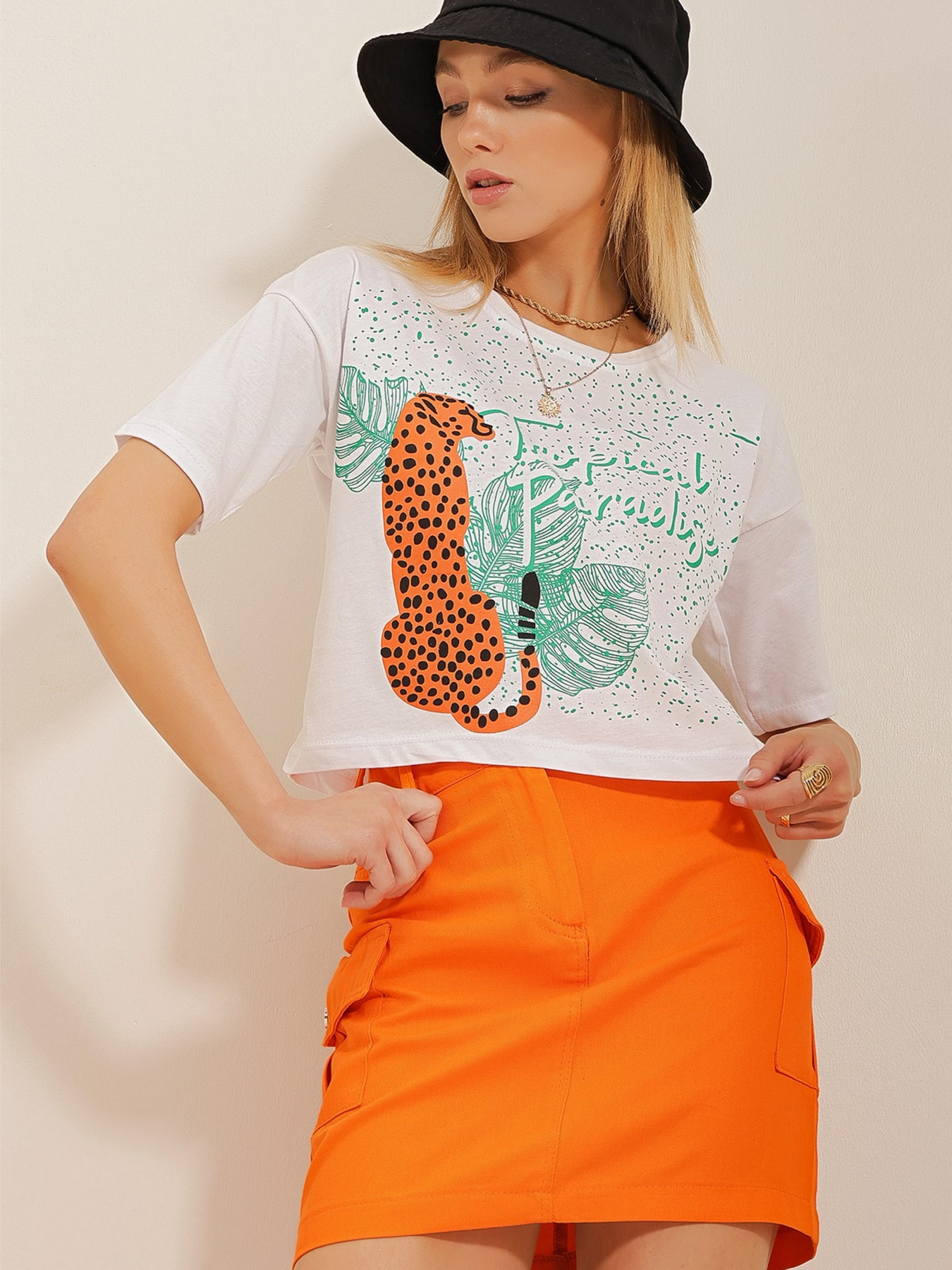 Футболка Trend Alacati Stili модель ALC-X10617/Beyaz Фото