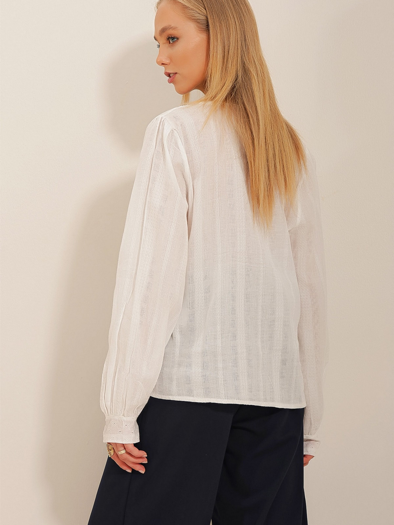 Блуза Trend Alacati Stili модель ALC-X10622/Beyaz Фото