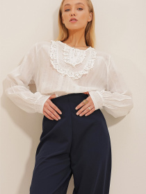 Блуза Trend Alacati Stili модель ALC-X10622/Beyaz Фото