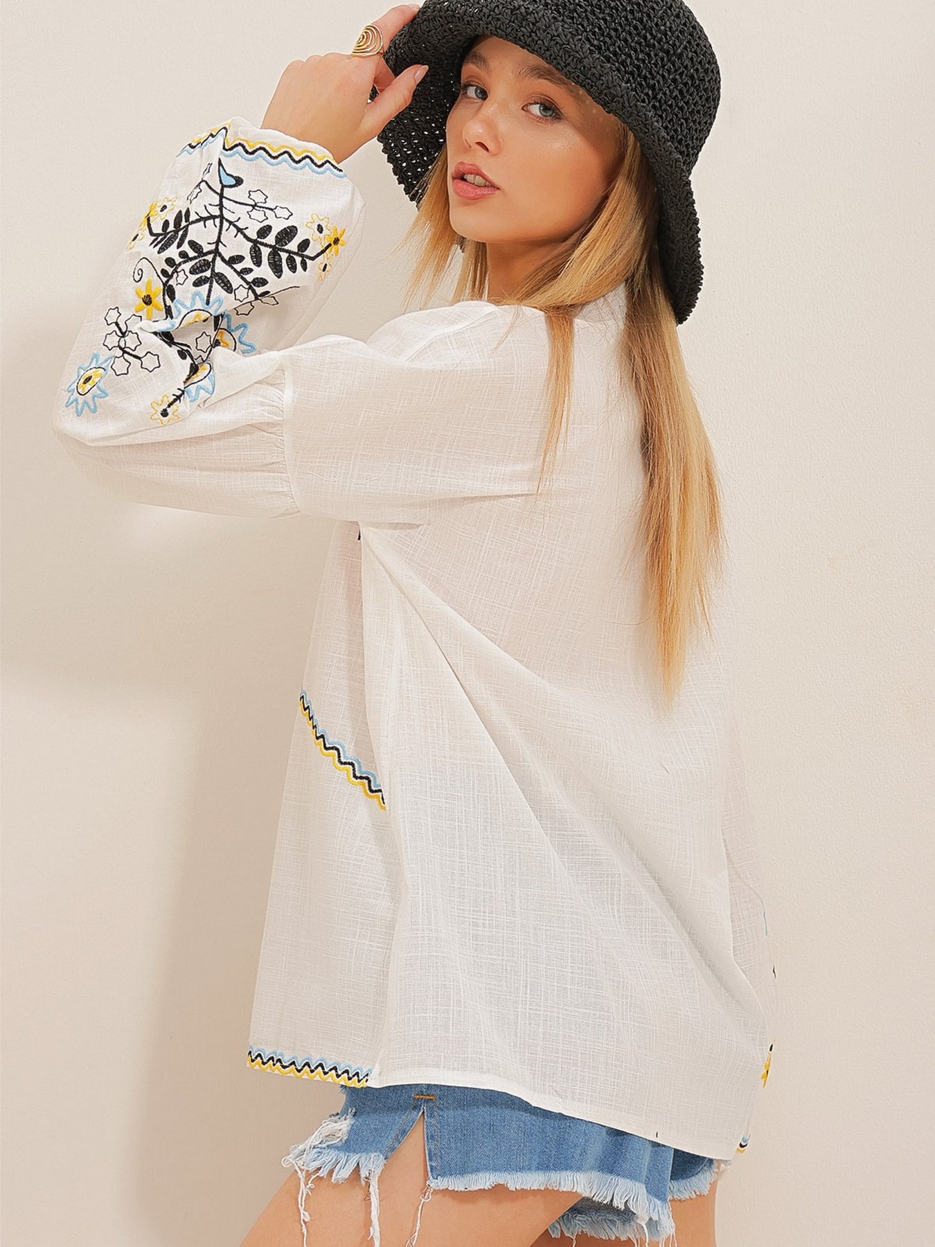 Блуза Trend Alacati Stili модель ALC-X10626/Beyaz Фото