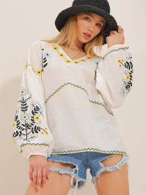 Блуза Trend Alacati Stili модель ALC-X10626/Beyaz Фото