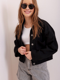 Джинсова куртка Trend Alacati Stili модель ALC-X3631-RV/SIYAH Фото