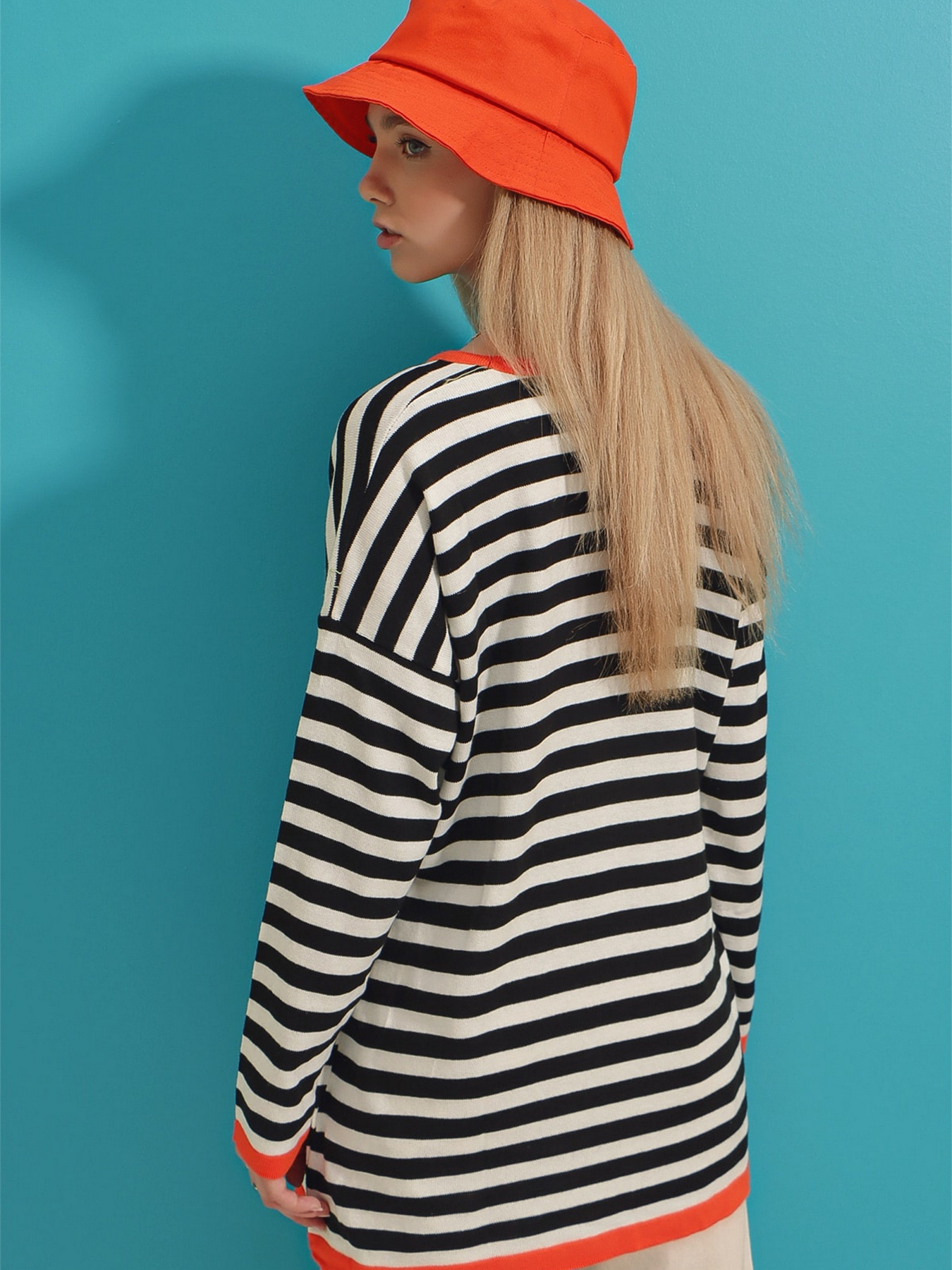 Лонгслив Trend Alacati Stili модель ALC-X6931/TURUNCU Фото