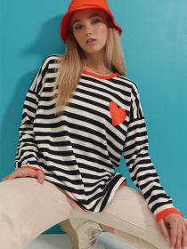 Лонгслів Trend Alacati Stili модель ALC-X6931/TURUNCU Фото